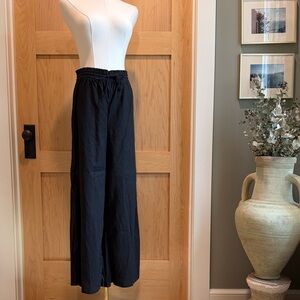 Calia Linen Blend Wide Leg Pants | Relaxed Resort Wear | Size M